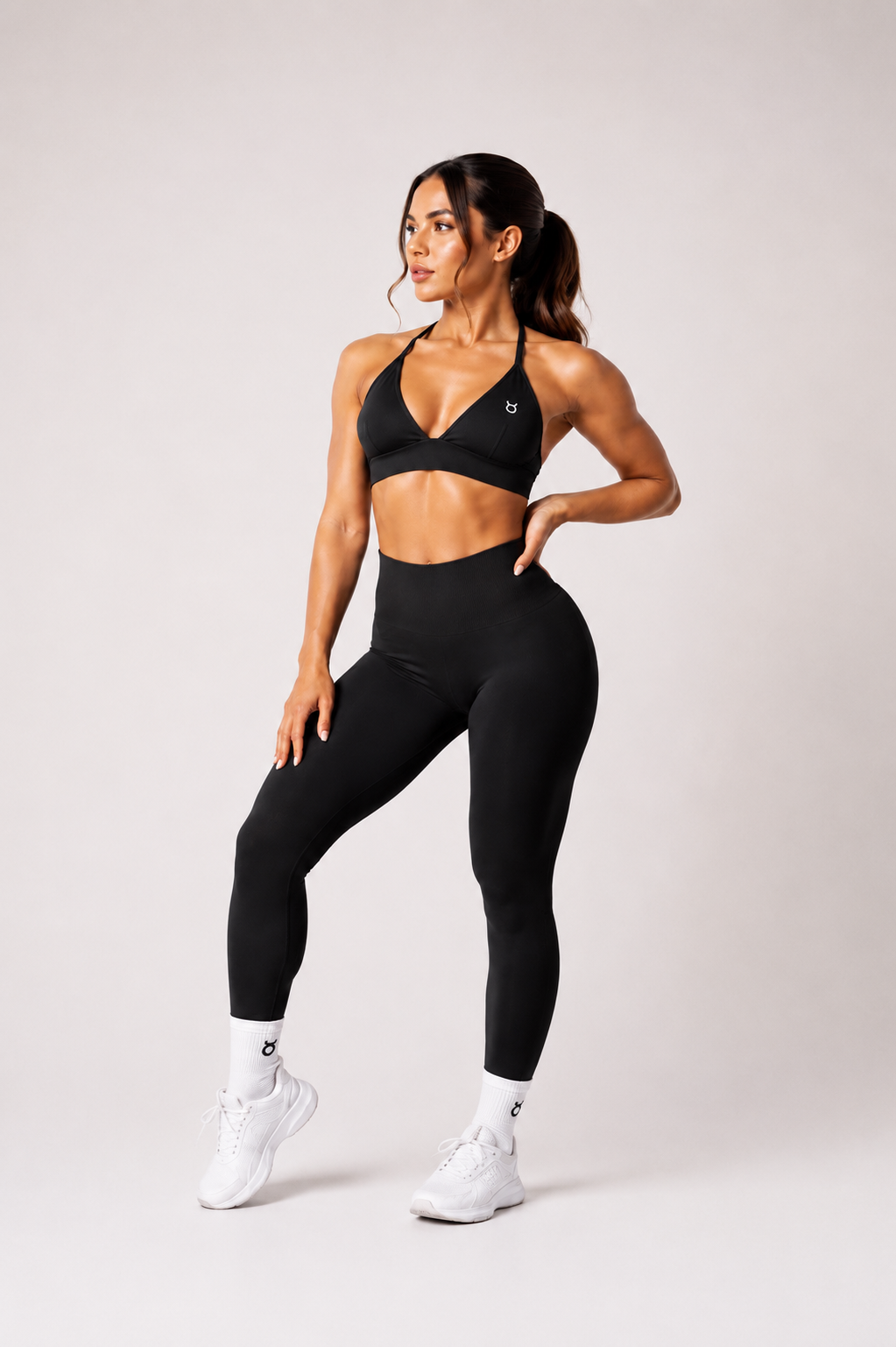 Legging alto — negro